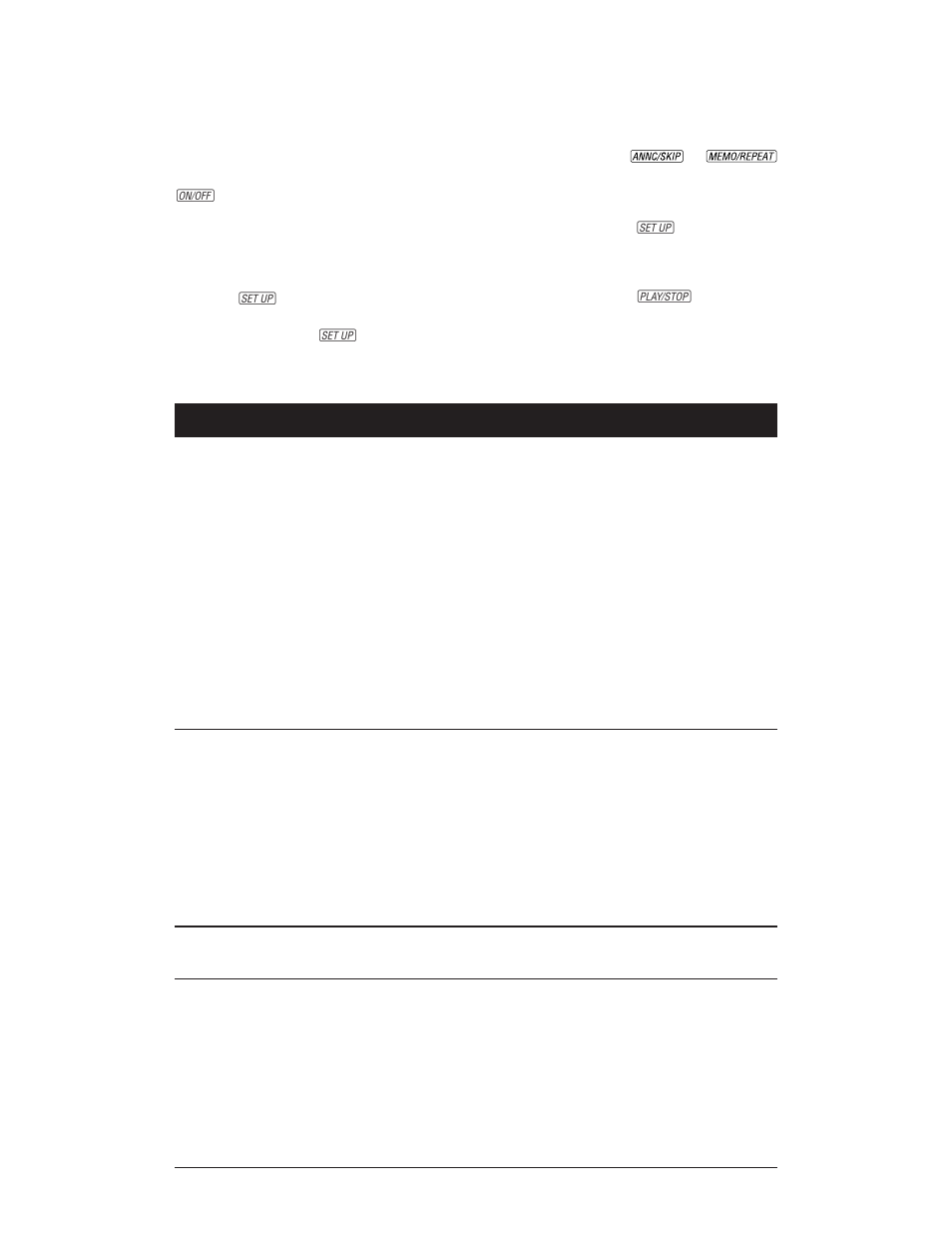 Turn system on/off, Feature setup, Feature summary | AT&T 1818 User Manual | Page 4 / 14