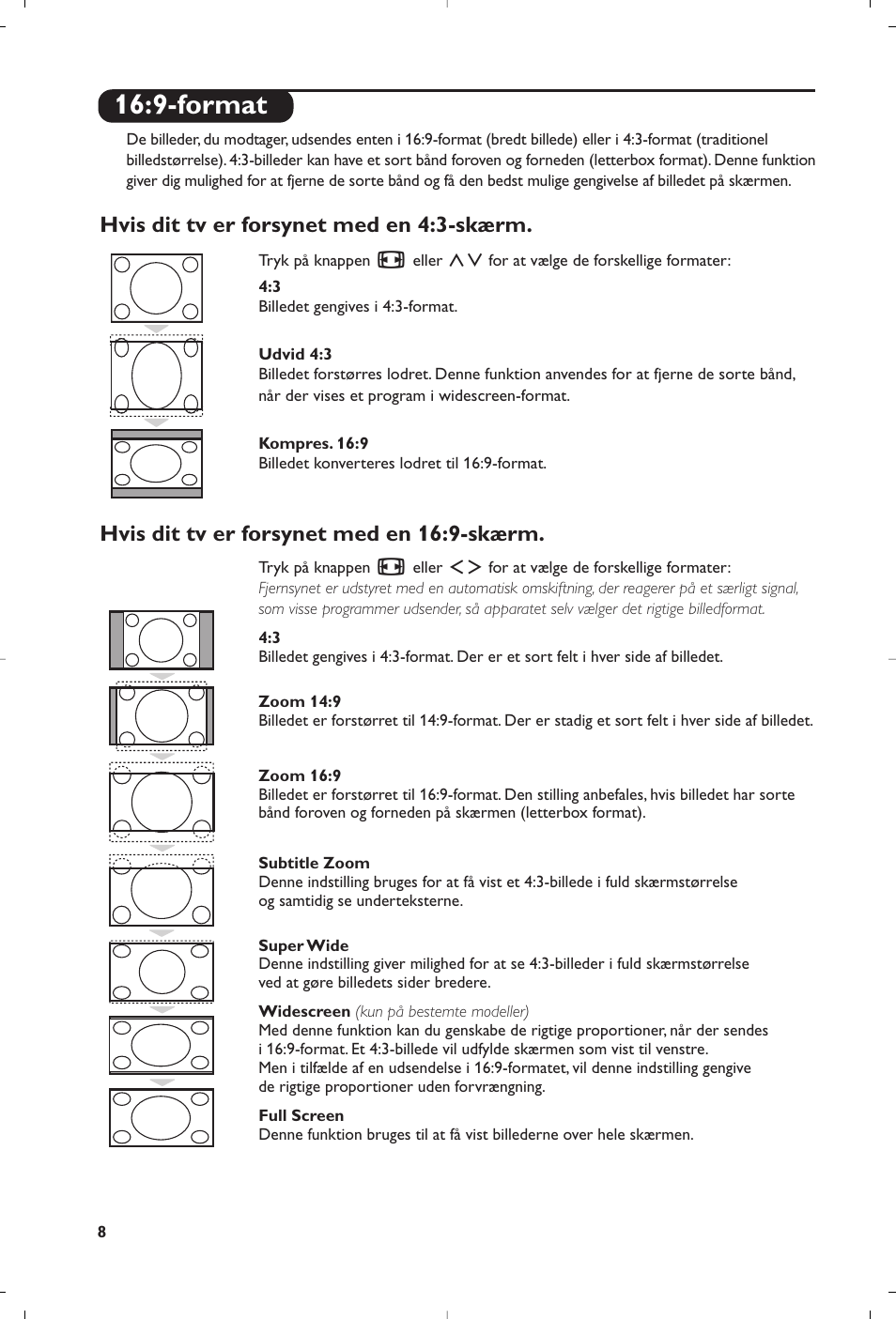 9-format | Philips Téléviseur à écran large User Manual | Page 94 / 172