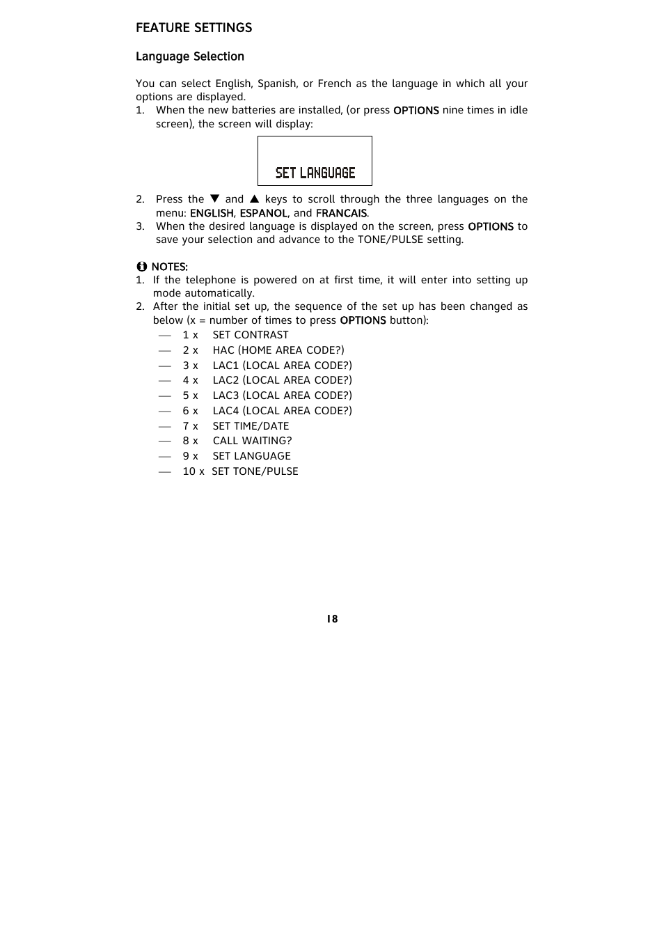AT&T 265 User Manual | Page 20 / 36