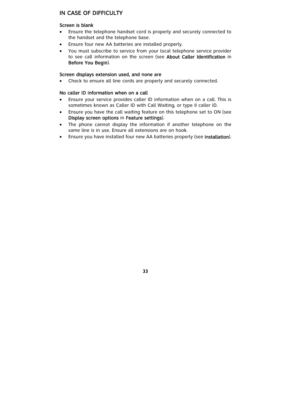 AT&T 265 User Manual | Page 35 / 36
