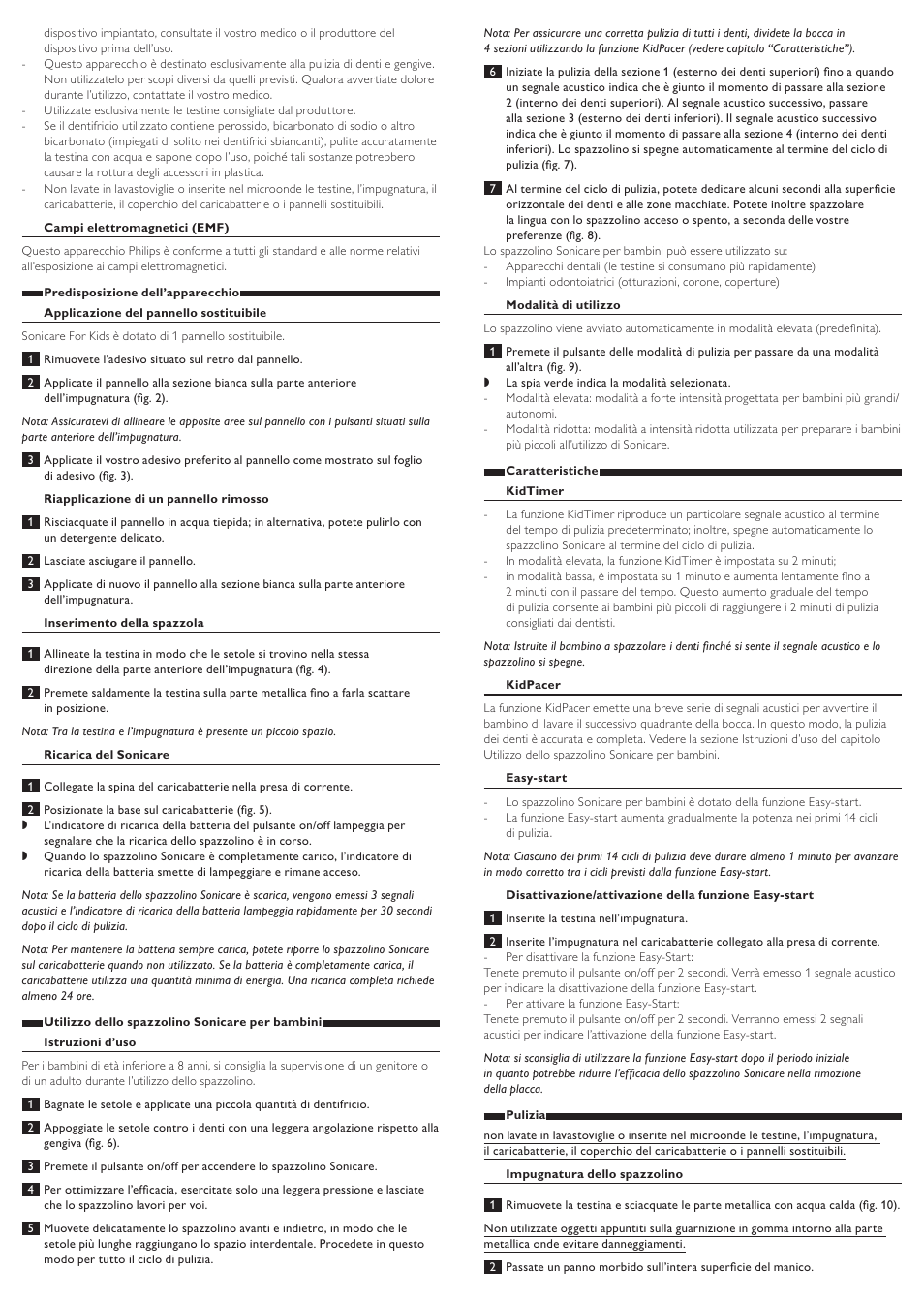Philips Sonicare For Kids Brosse à dents sonique rechargeable User Manual | Page 8 / 13