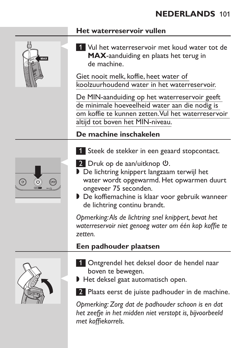 Philips SENSEO® Machine à café à dosettes User Manual | Page 101 / 122