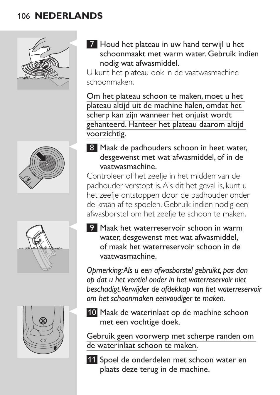 Philips SENSEO® Machine à café à dosettes User Manual | Page 106 / 122