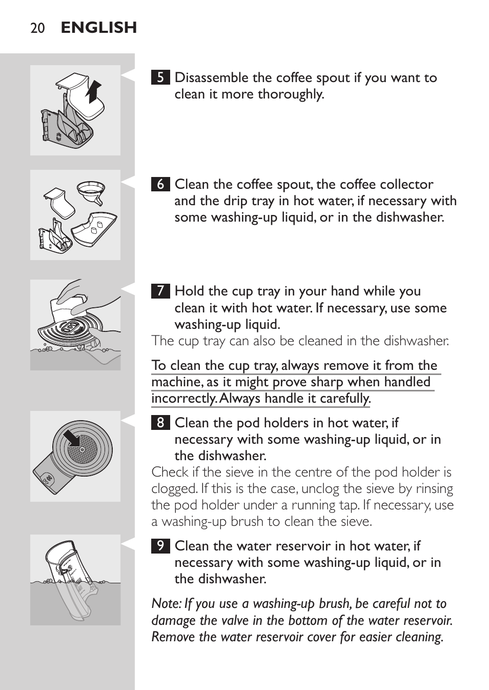 Philips SENSEO® Machine à café à dosettes User Manual | Page 20 / 122