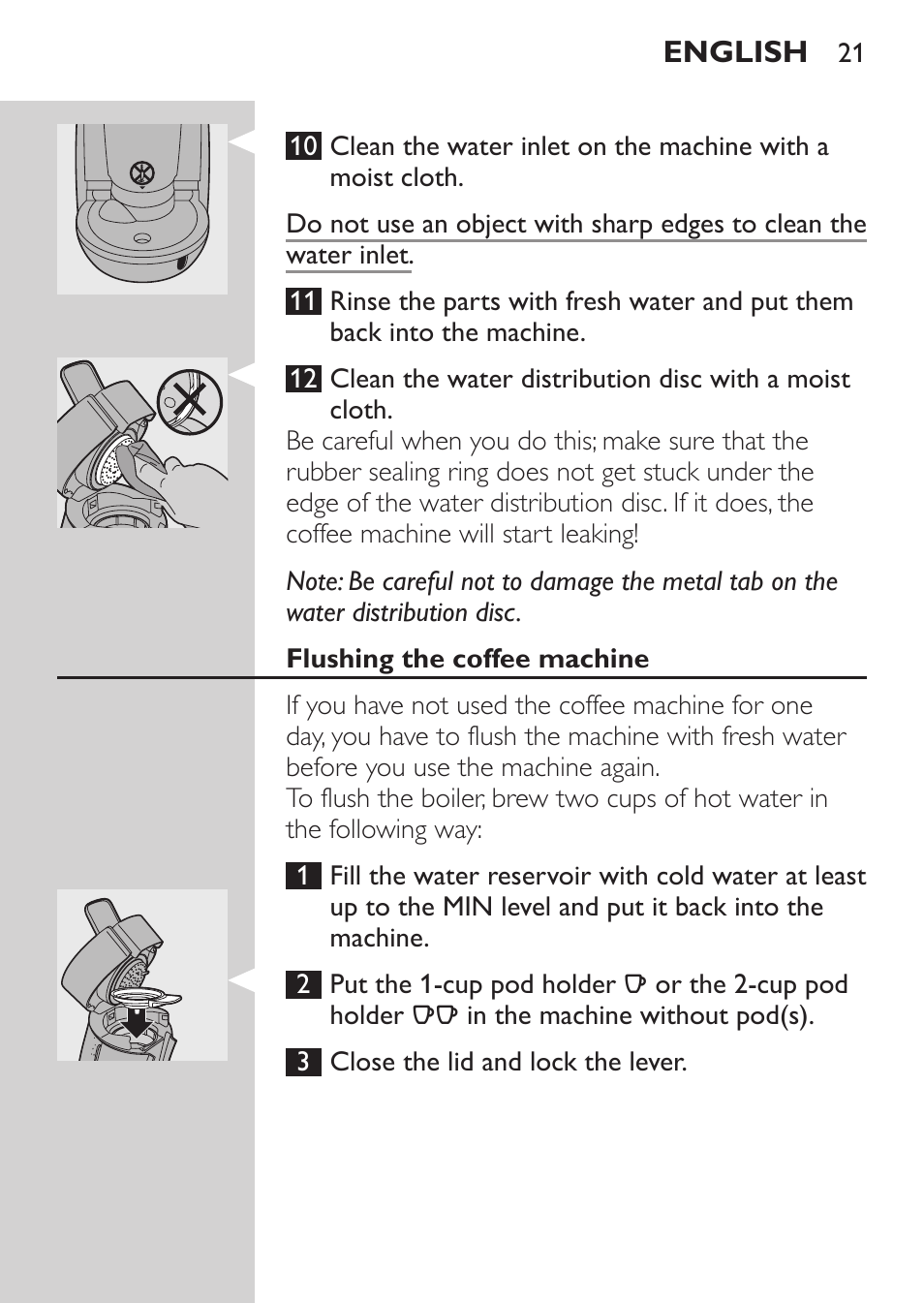 Philips SENSEO® Machine à café à dosettes User Manual | Page 21 / 122
