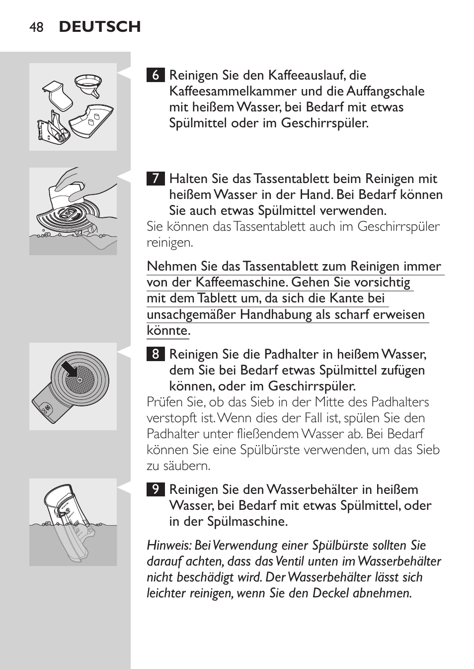 Philips SENSEO® Machine à café à dosettes User Manual | Page 48 / 122