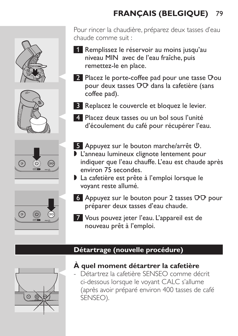 Philips SENSEO® Machine à café à dosettes User Manual | Page 79 / 122