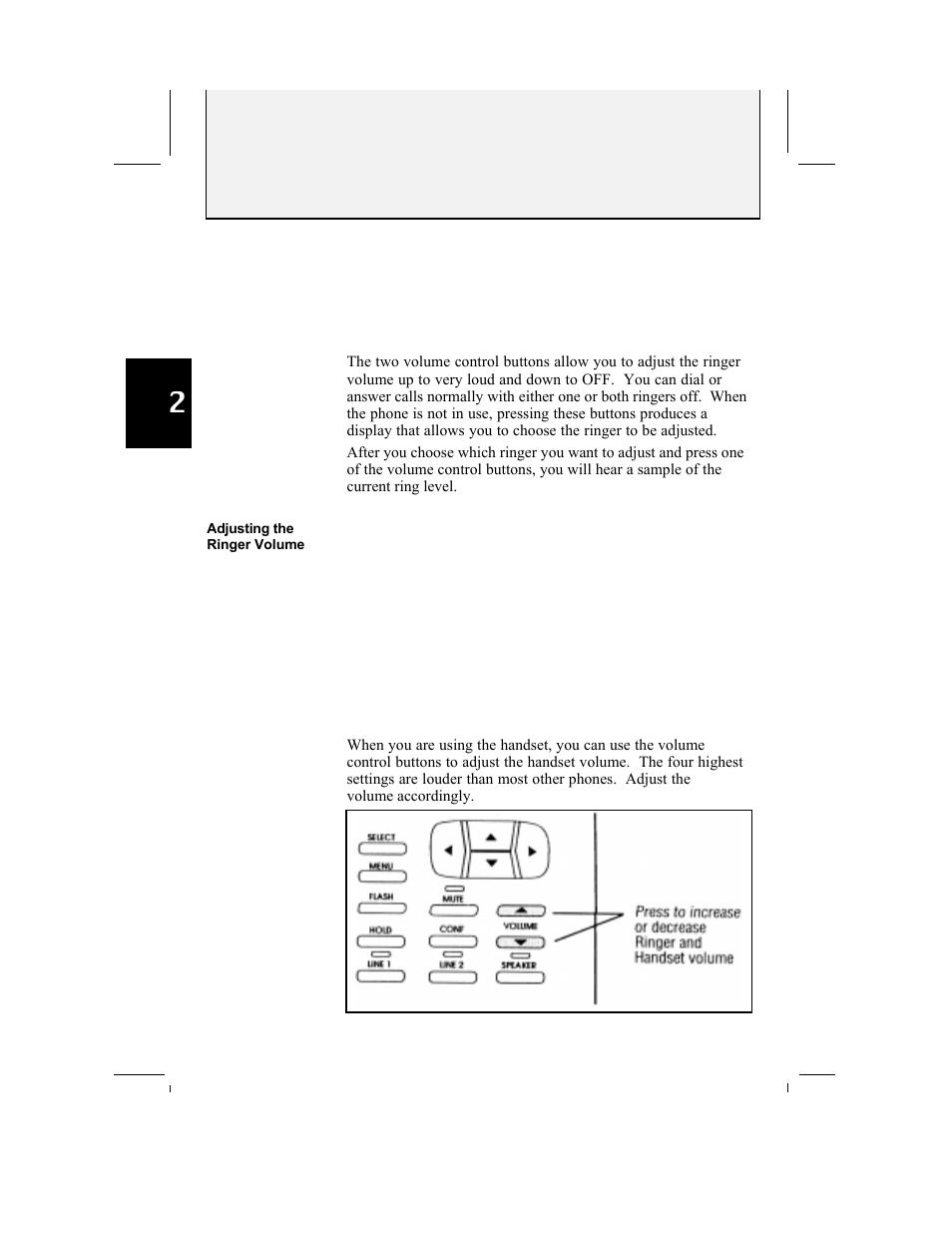 Operation, Ringer volume, Handset volume | AT&T 882 User Manual | Page 28 / 54