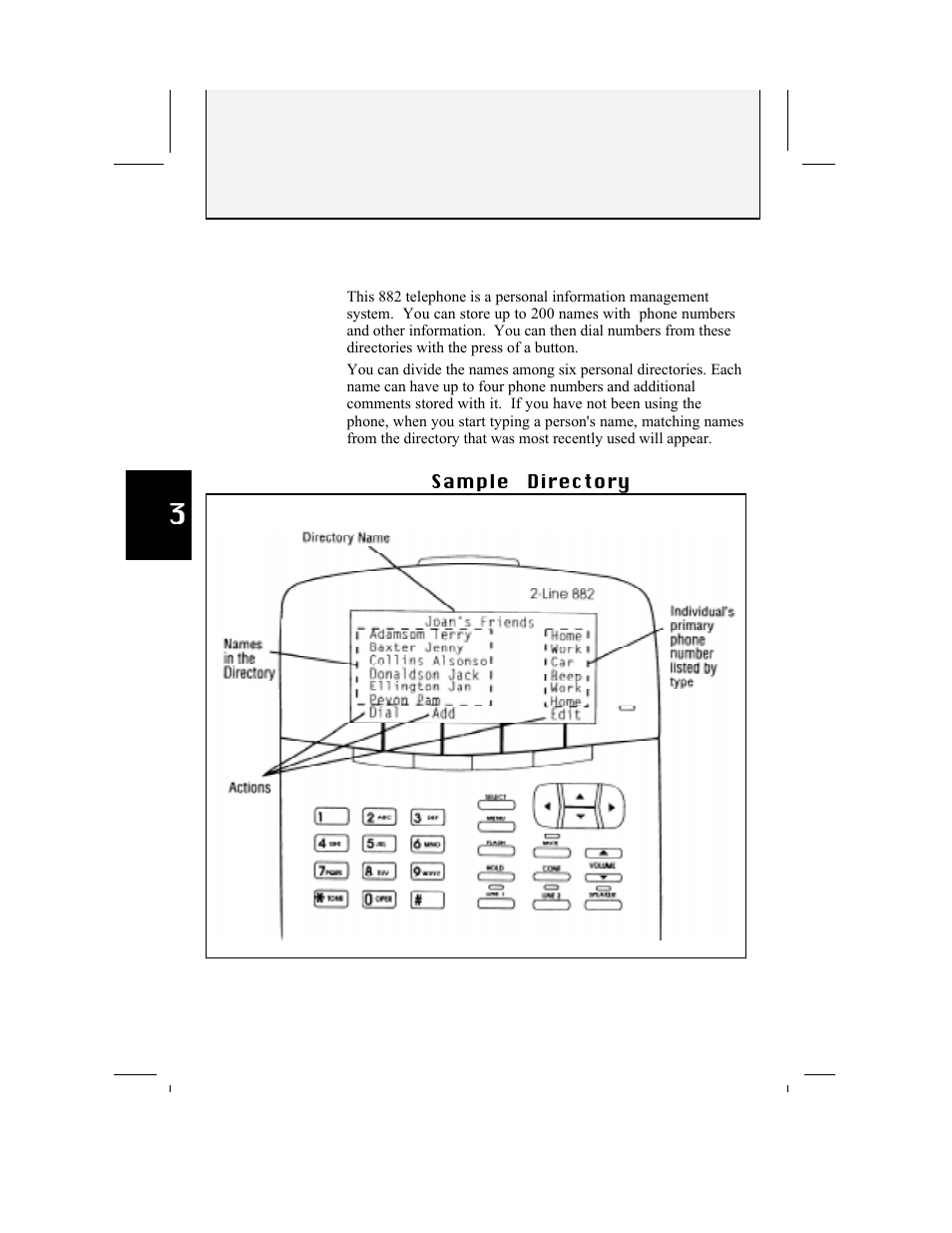 Directory | AT&T 882 User Manual | Page 30 / 54