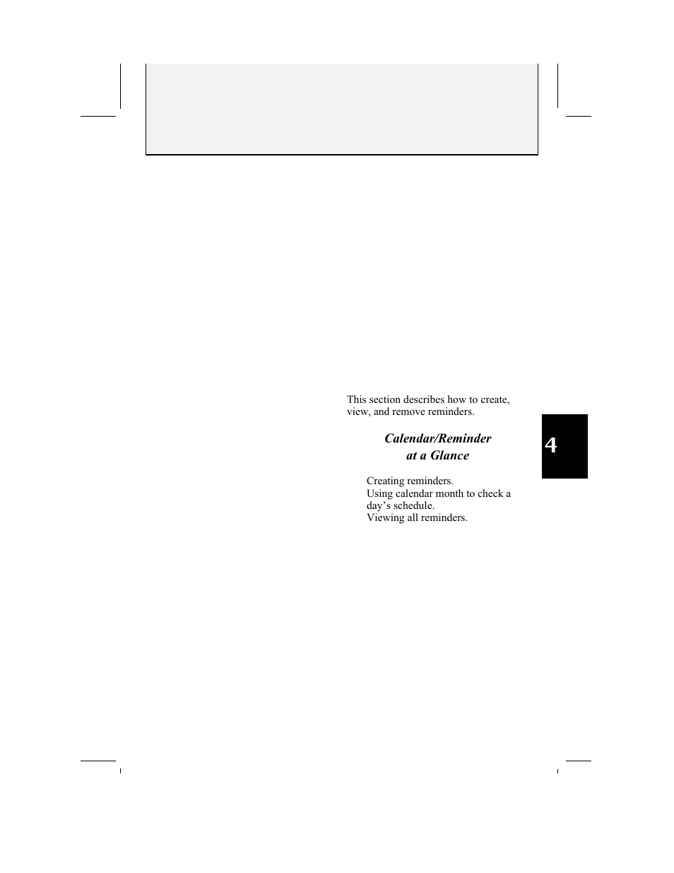 Calendar/reminder | AT&T 882 User Manual | Page 37 / 54