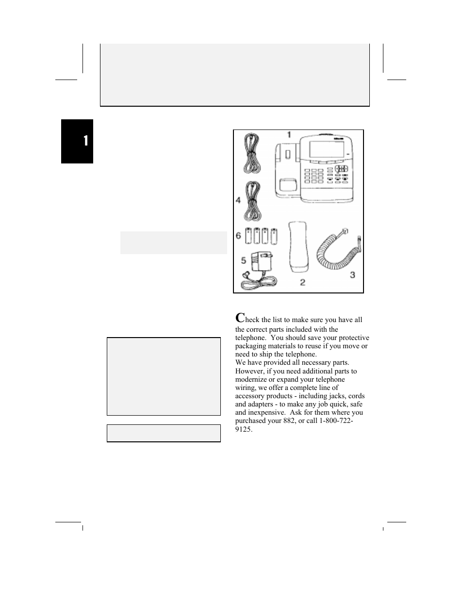 Installation | AT&T 882 User Manual | Page 6 / 54