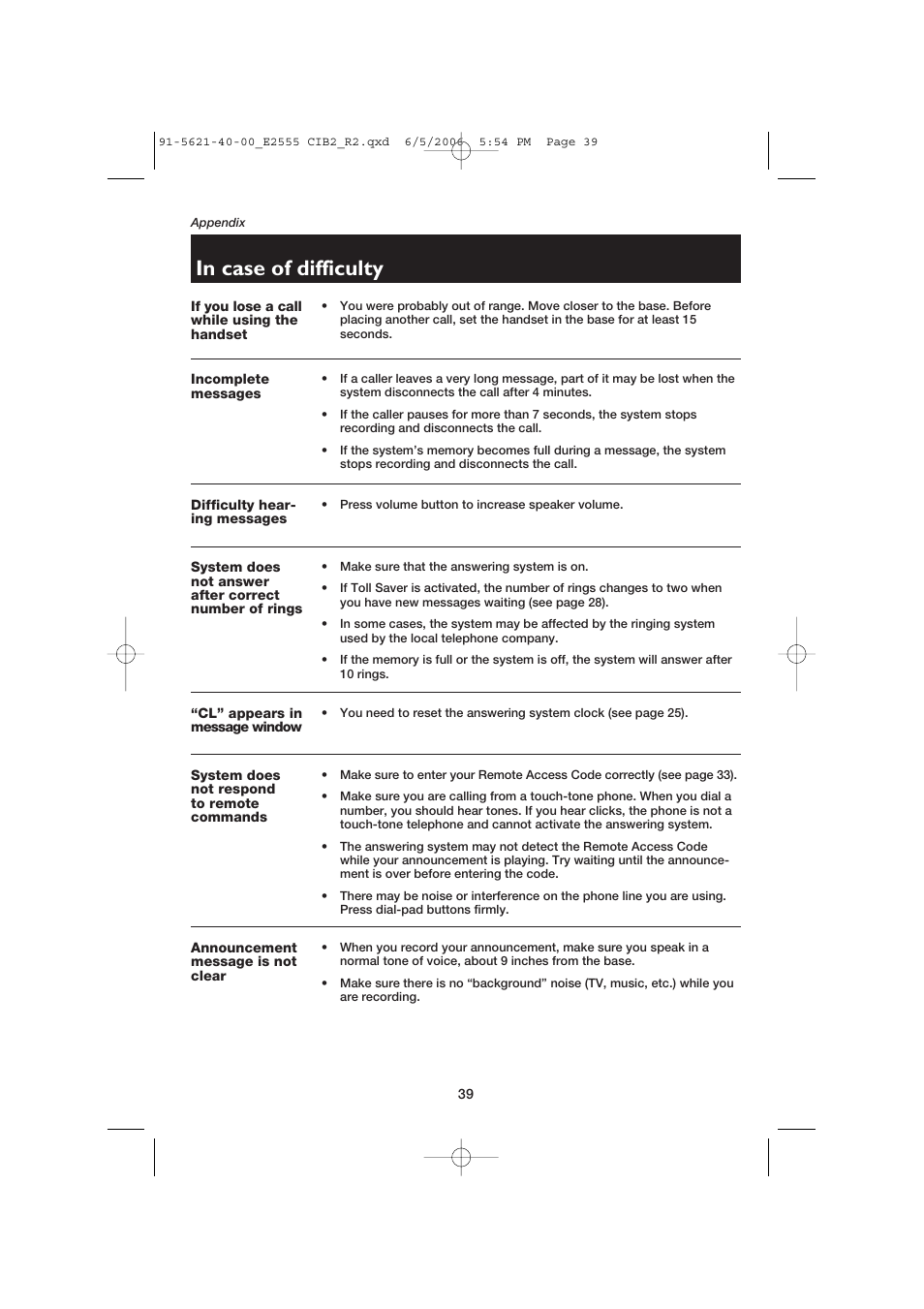 AT&T E2555 User Manual | Page 41 / 46
