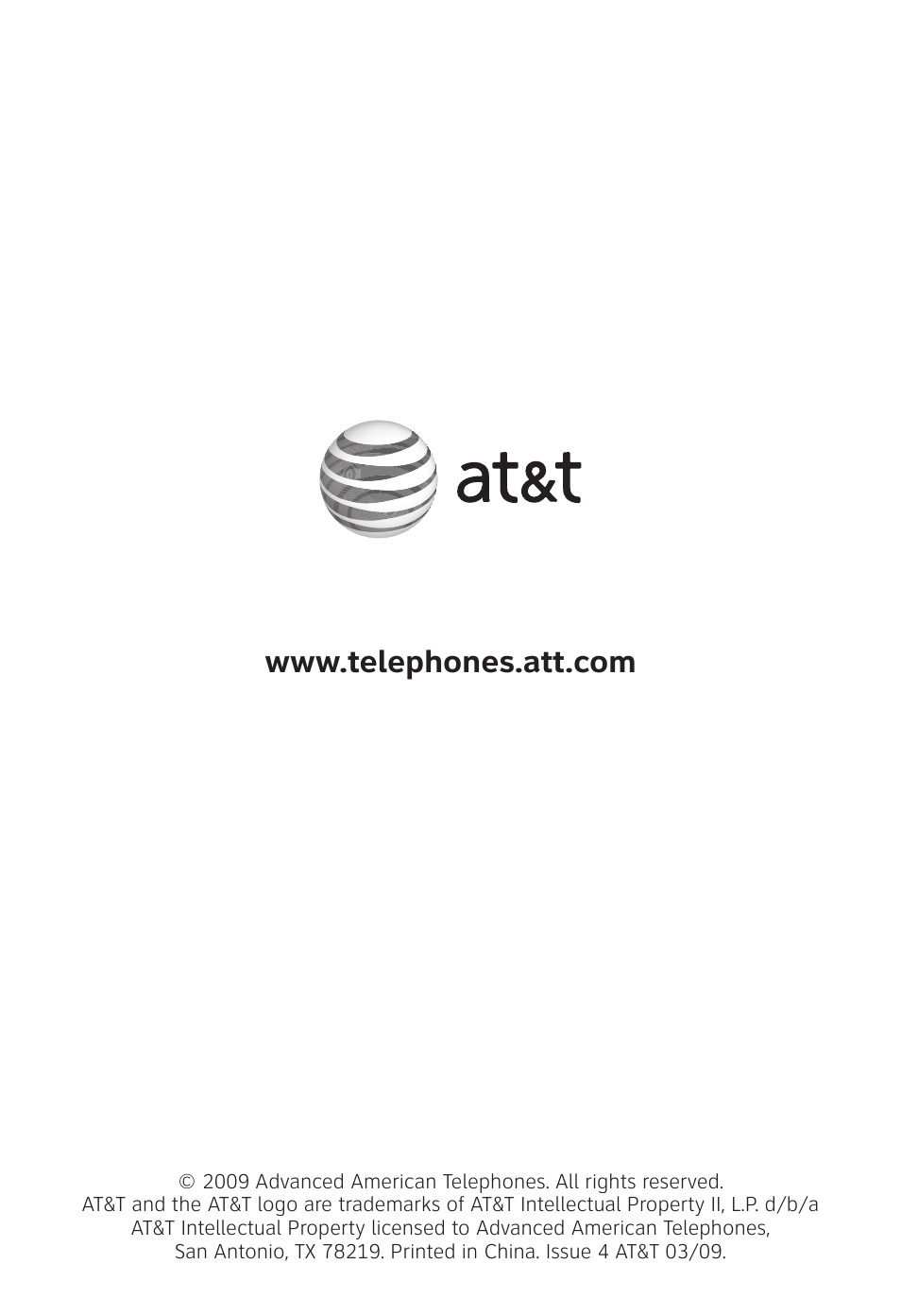 AT&T CL80109 User Manual | Page 36 / 36