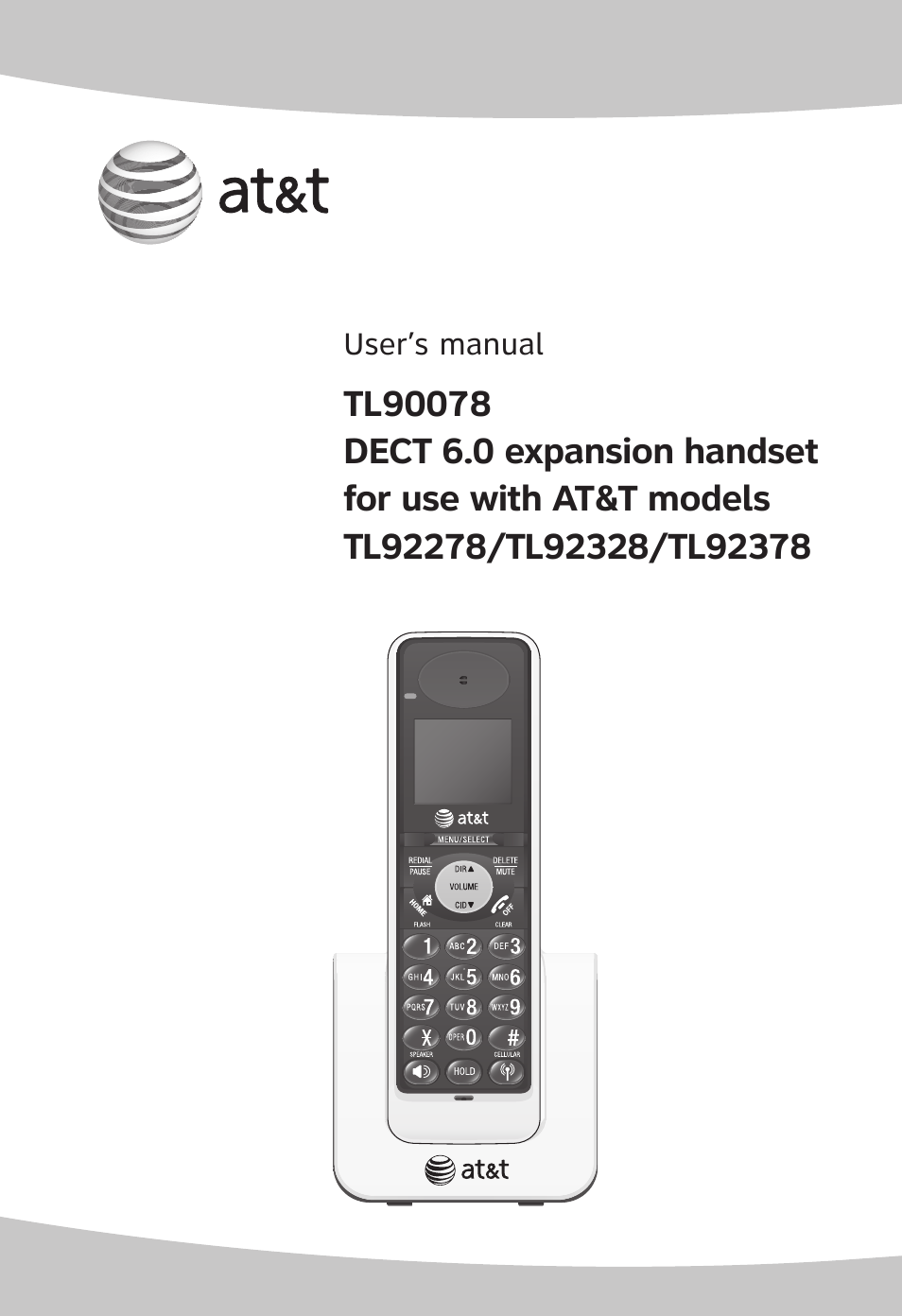 AT&T TL90078 User Manual | 41 pages