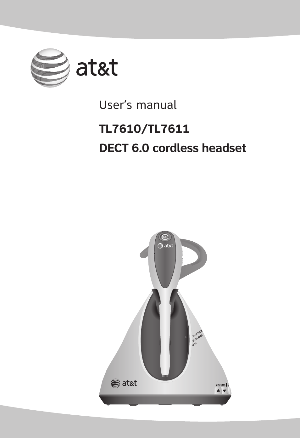 AT&T TL7610 User Manual | 72 pages