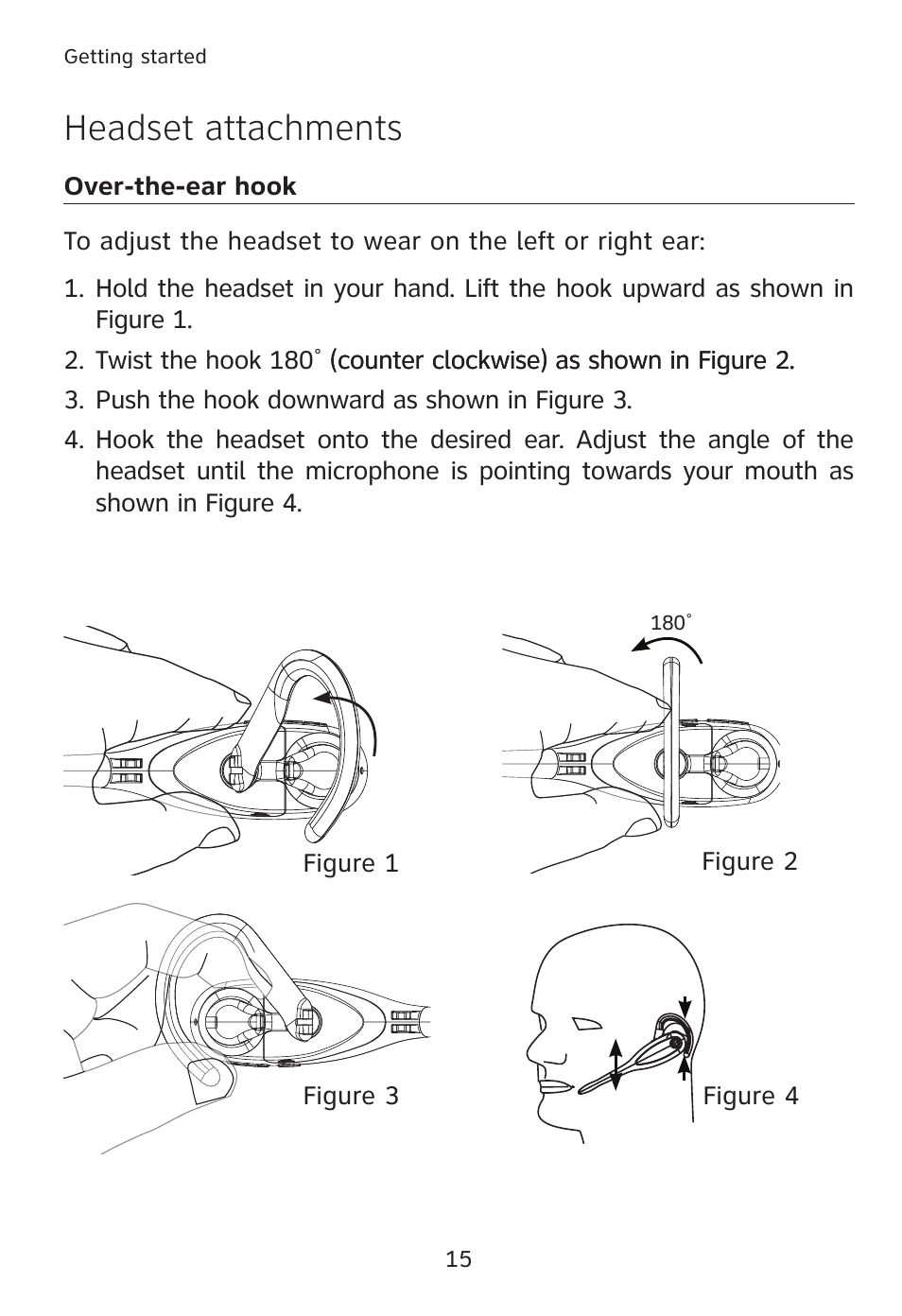 Headset attachments | AT&T TL7610 User Manual | Page 21 / 72