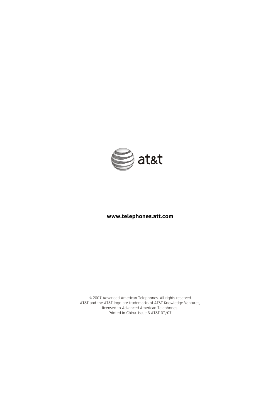 AT&T 950 Speakerphone User Manual | Page 41 / 41