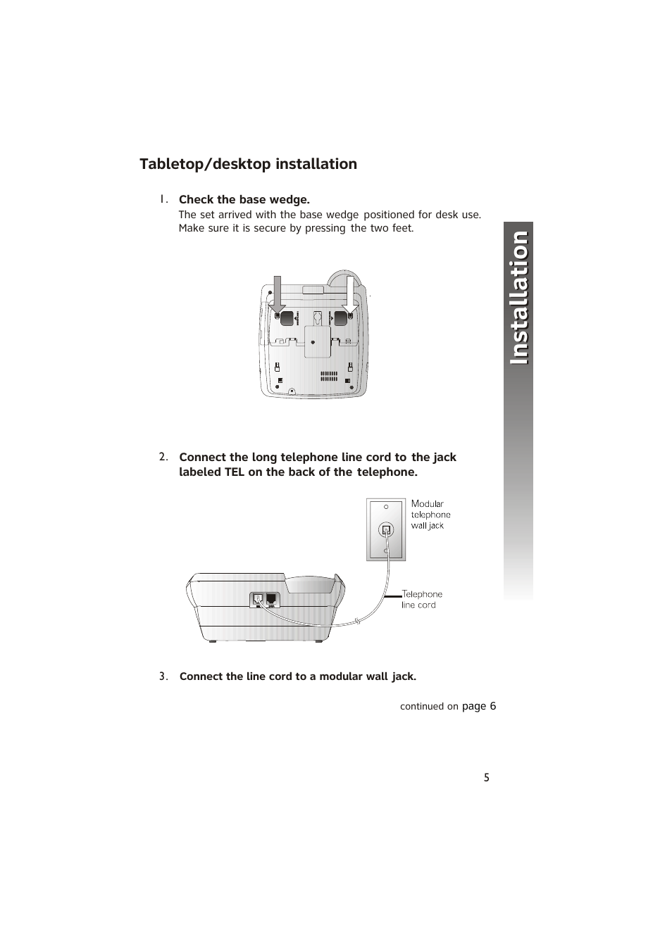 Installation | AT&T 950 Speakerphone User Manual | Page 7 / 41