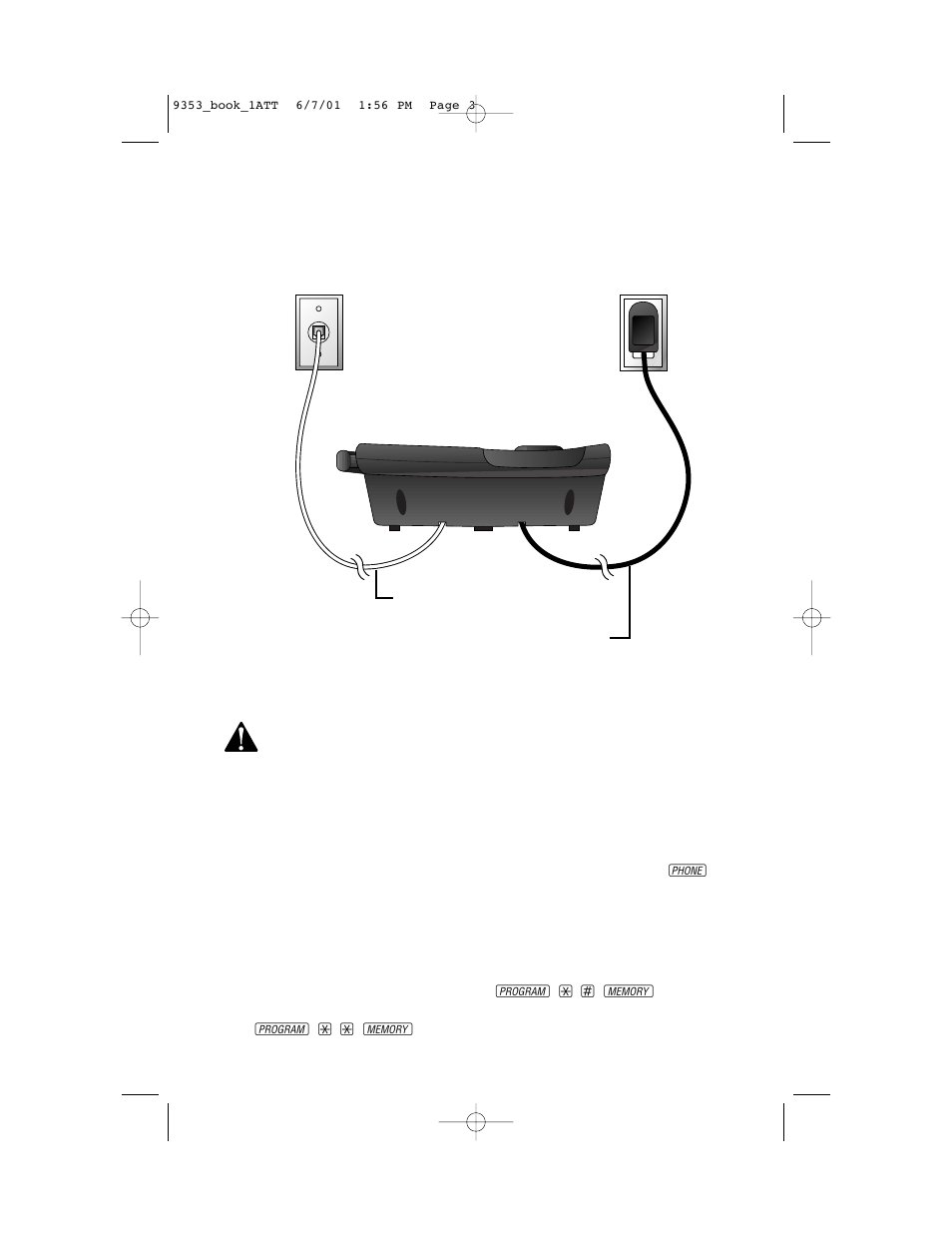 Installation, Table/desk installation | AT&T 9353 User Manual | Page 7 / 24