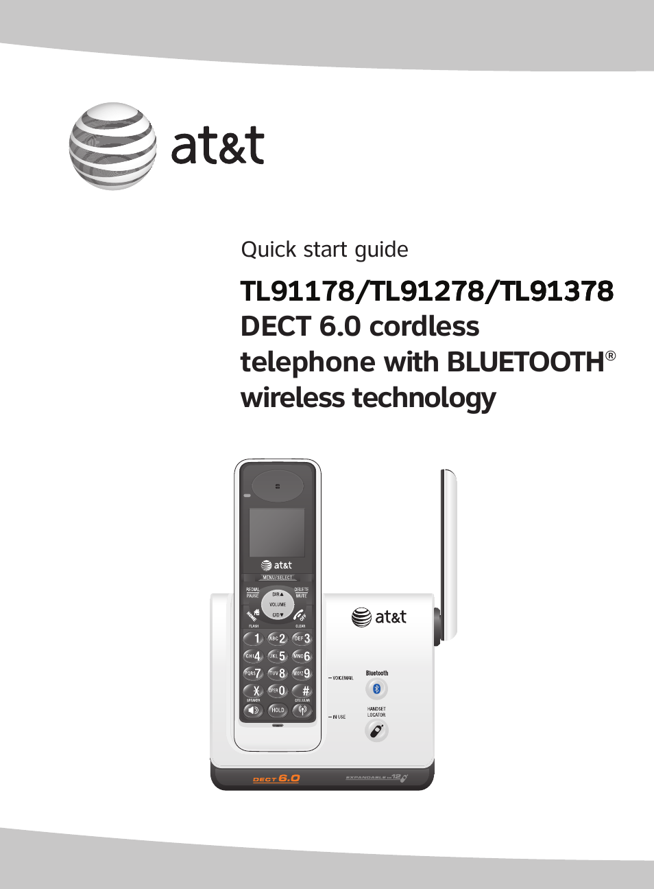 AT&T DECT TL91378 User Manual | 13 pages