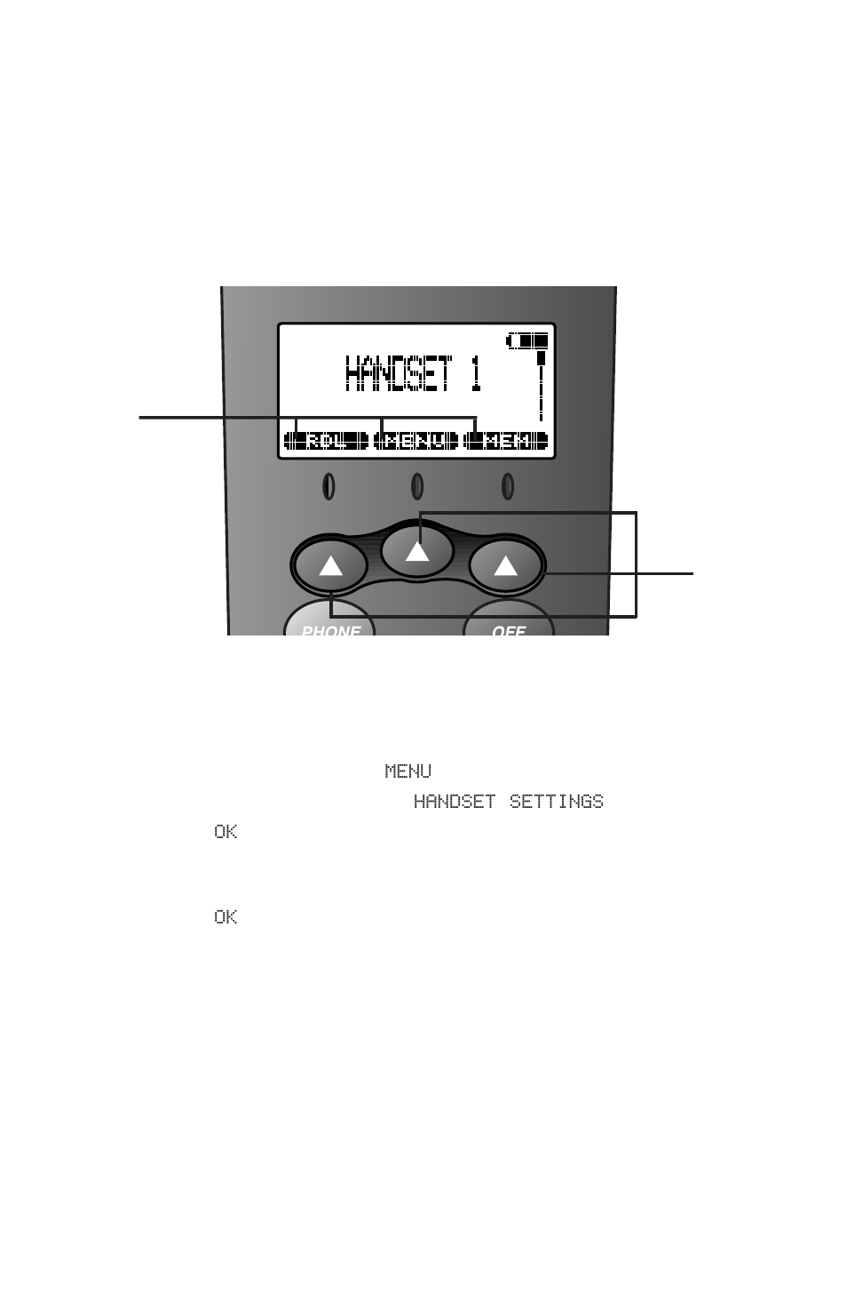 Feature settings, Handset softkeys, Telephone feature setup—handset | AT&T 2440 User Manual | Page 7 / 29