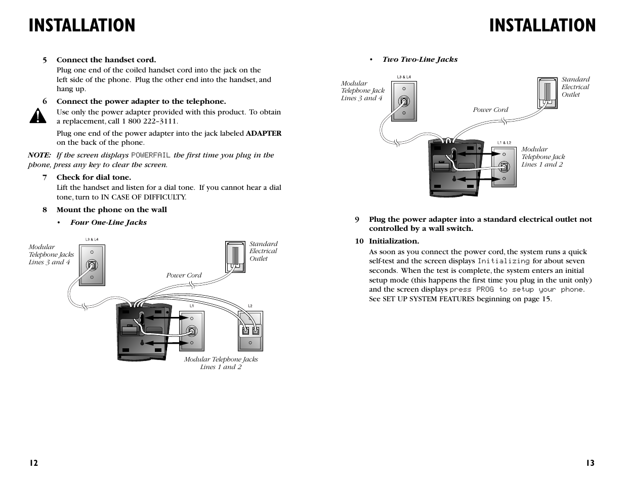 Installation | AT&T 955 User Manual | Page 8 / 36