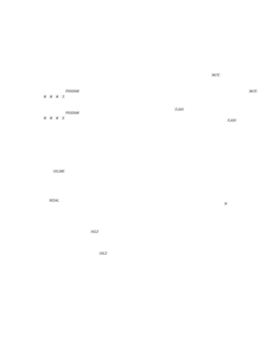 Mute, Flash, Temporary tone | Dial mode, Ringer volume, Handset volume control, Redial, Hold | AT&T 1815 User Manual | Page 4 / 14