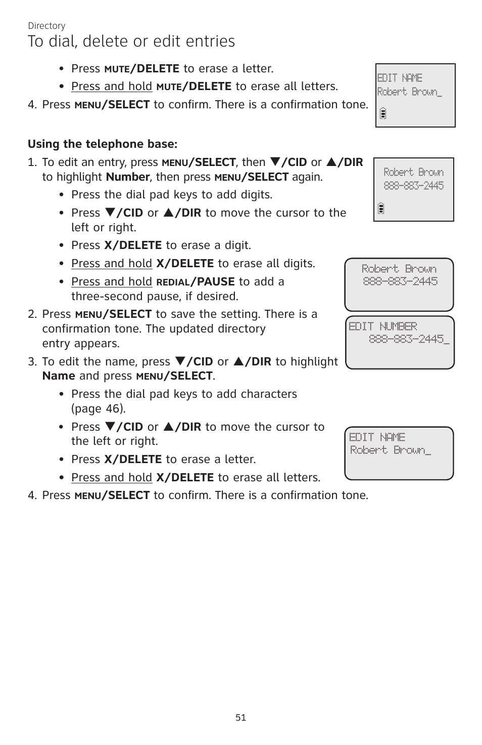AT&T CL84200 User Manual | Page 57 / 101