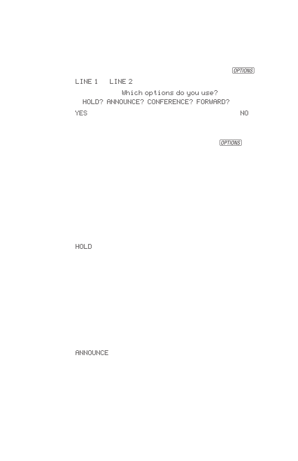 Caller id operation, Using call waiting deluxe options, Call waiting deluxe hold | Call announce | AT&T 962 User Manual | Page 29 / 33