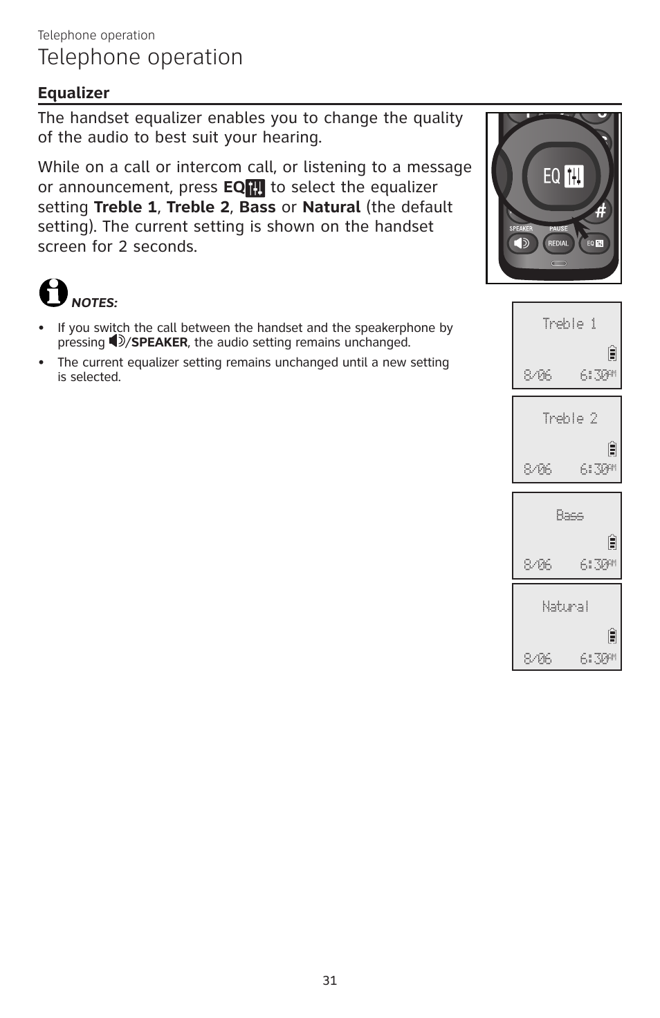 Telephone operation | AT&T CL83101 User Manual | Page 37 / 118
