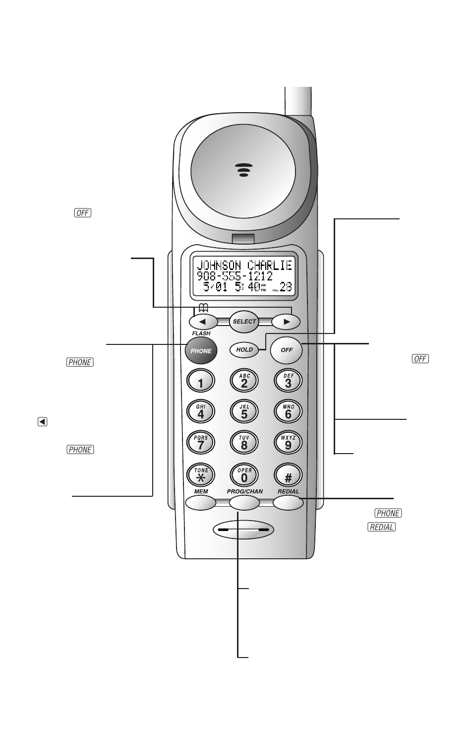 Telephone operation | AT&T 8243 User Manual | Page 10 / 25