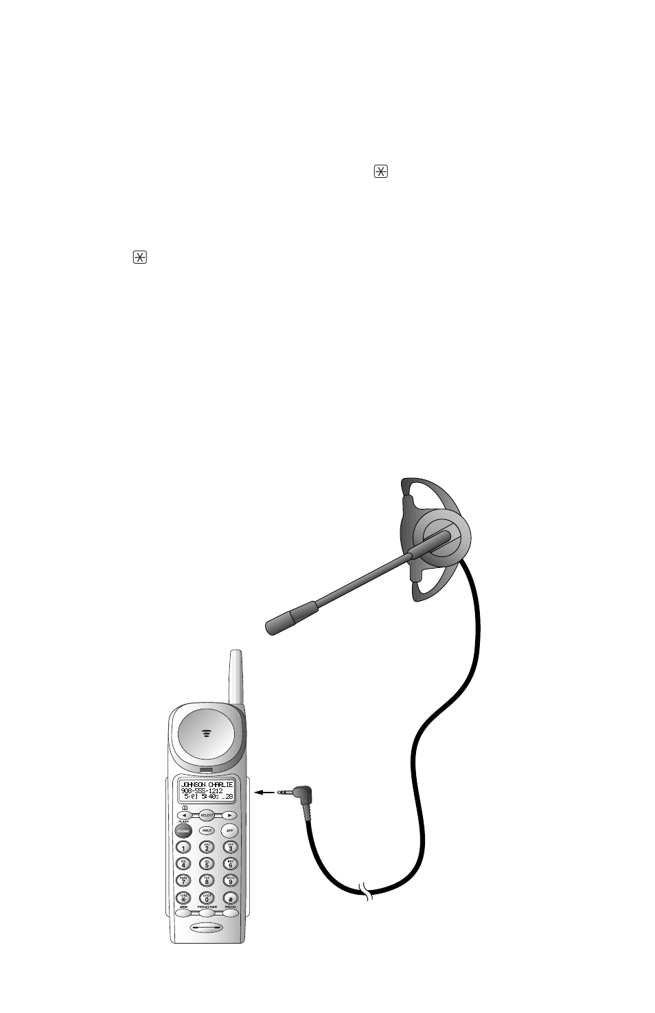 Telephone operation, Temporary tone dialing, Headset jack | AT&T 8243 User Manual | Page 12 / 25