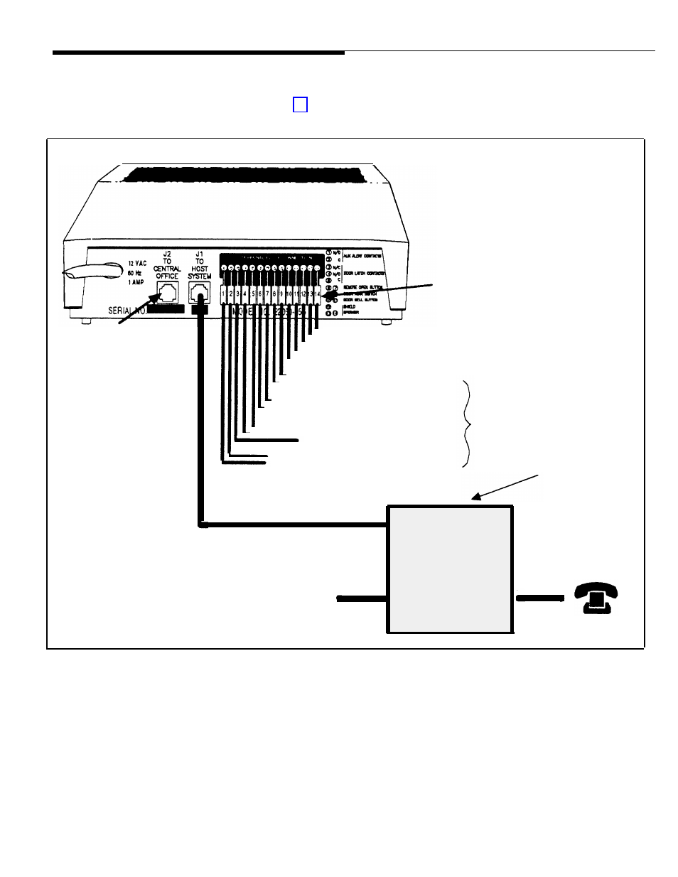 Port, Telephone system, 4 installation - dedicated station port | AT&T Door Phone Controller User Manual | Page 60 / 98