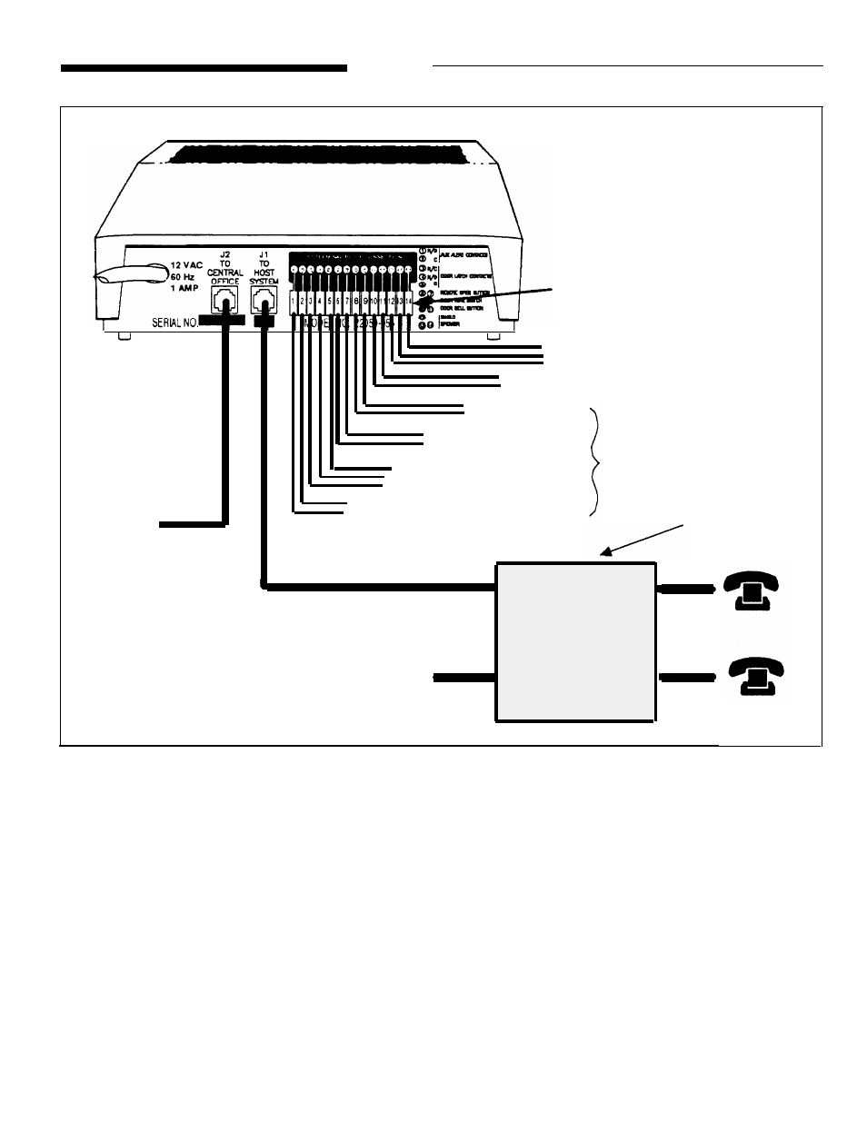 Telephone system, 4 installation - no dedicated trunk/station port | AT&T Door Phone Controller User Manual | Page 69 / 98