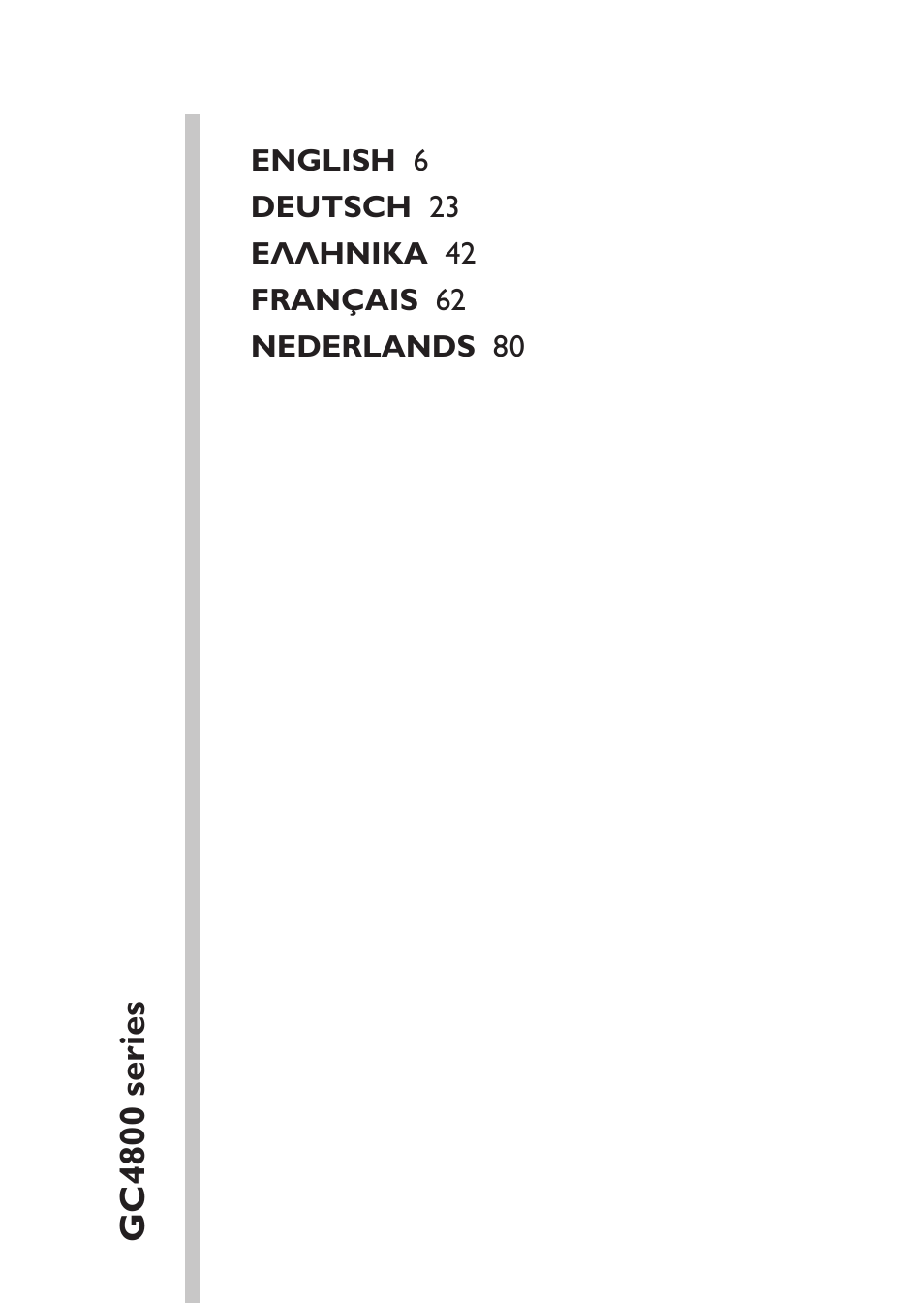 Table of content | Philips Azur Fer vapeur User Manual | Page 5 / 102