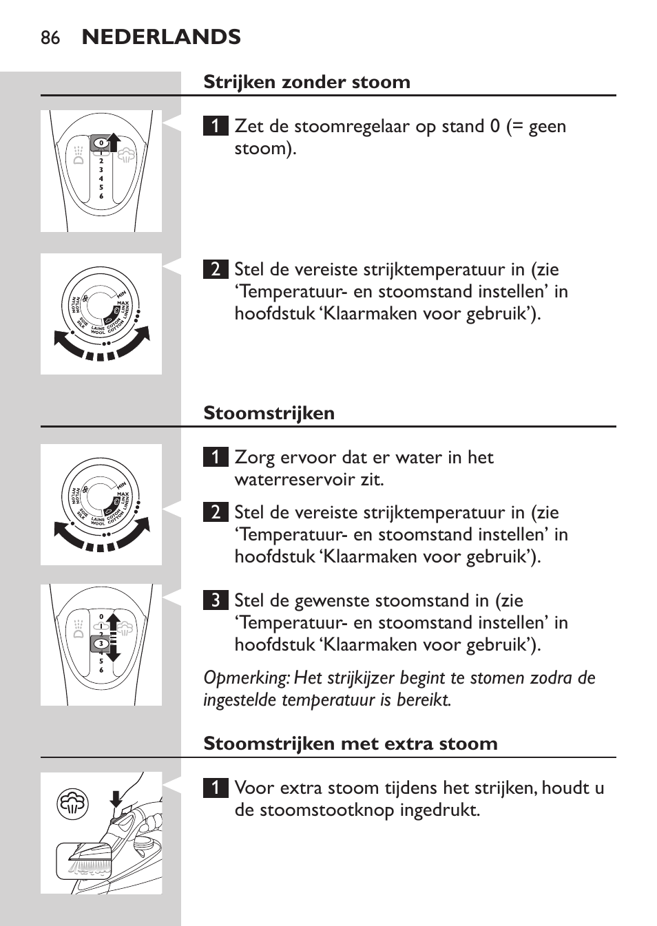 Philips Azur Fer vapeur User Manual | Page 86 / 102