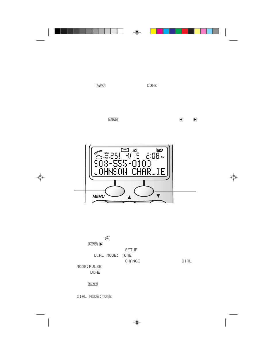 Feature setup, About softkeys, Dial mode | AT&T 9340 User Manual | Page 8 / 27
