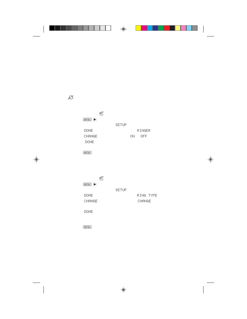 Feature setup, Ringer off / battery save, Handset ringer selection | AT&T 9340 User Manual | Page 9 / 27