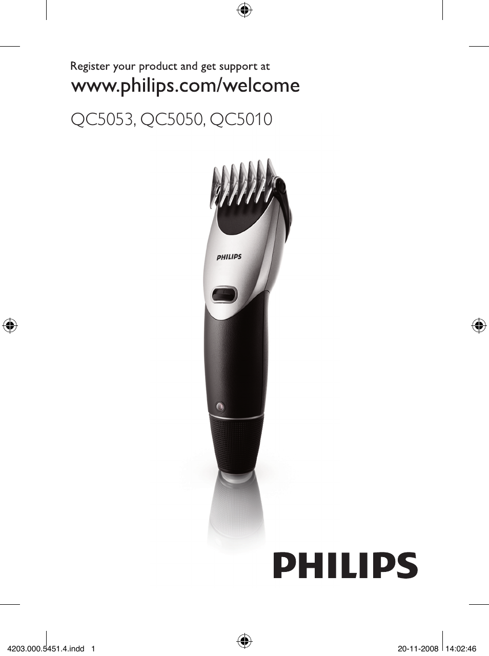 Philips Tondeuse cheveux User Manual | 92 pages