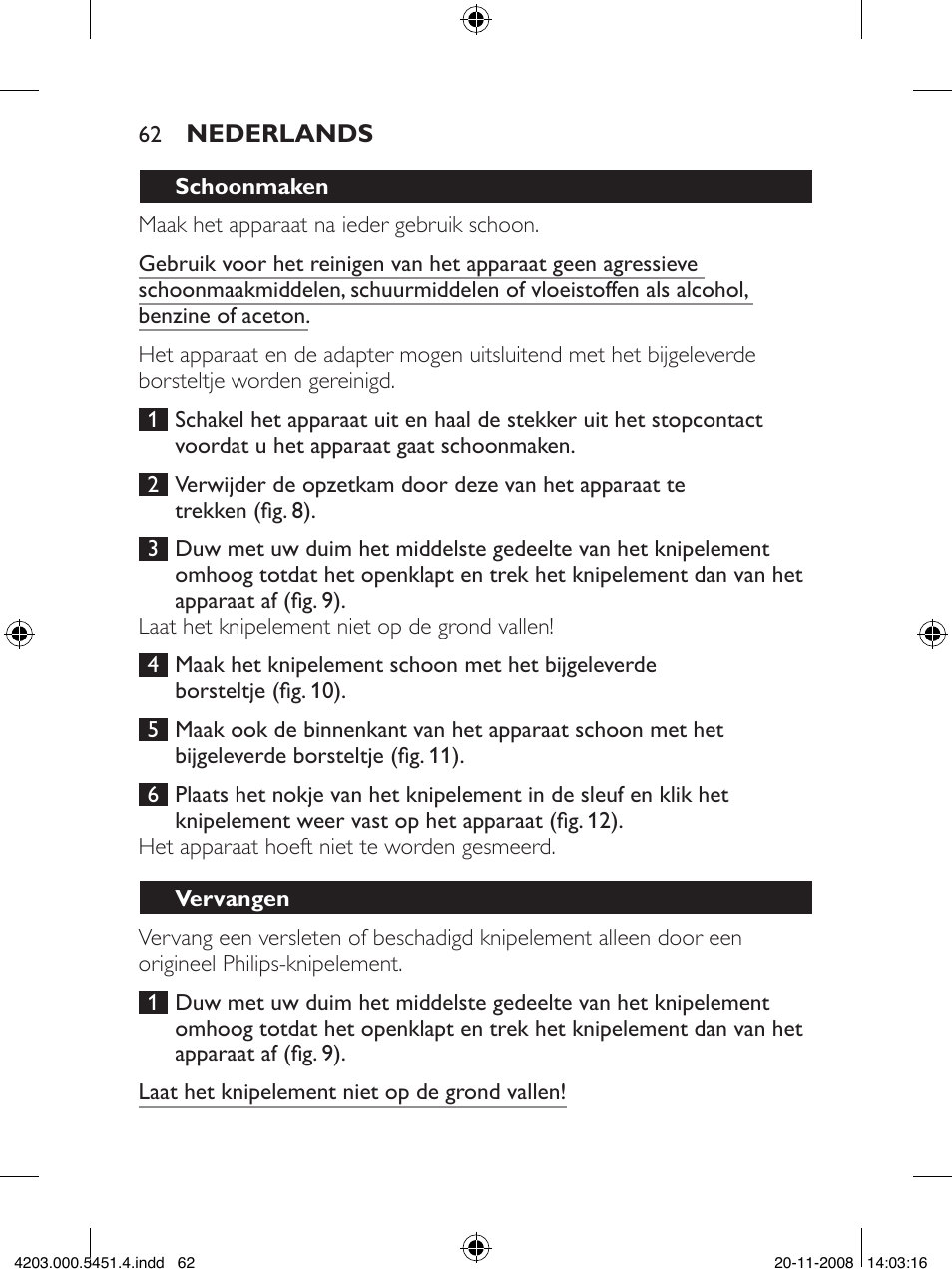 Philips Tondeuse cheveux User Manual | Page 62 / 92