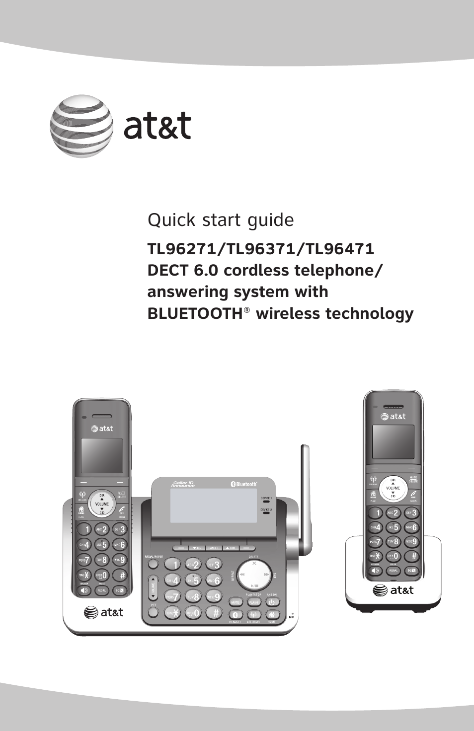 AT&T TL96471 User Manual | 26 pages