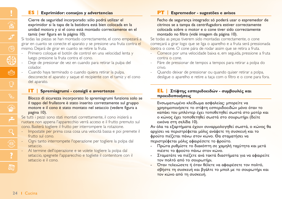 Philips Robot de cuisine User Manual | Page 24 / 52