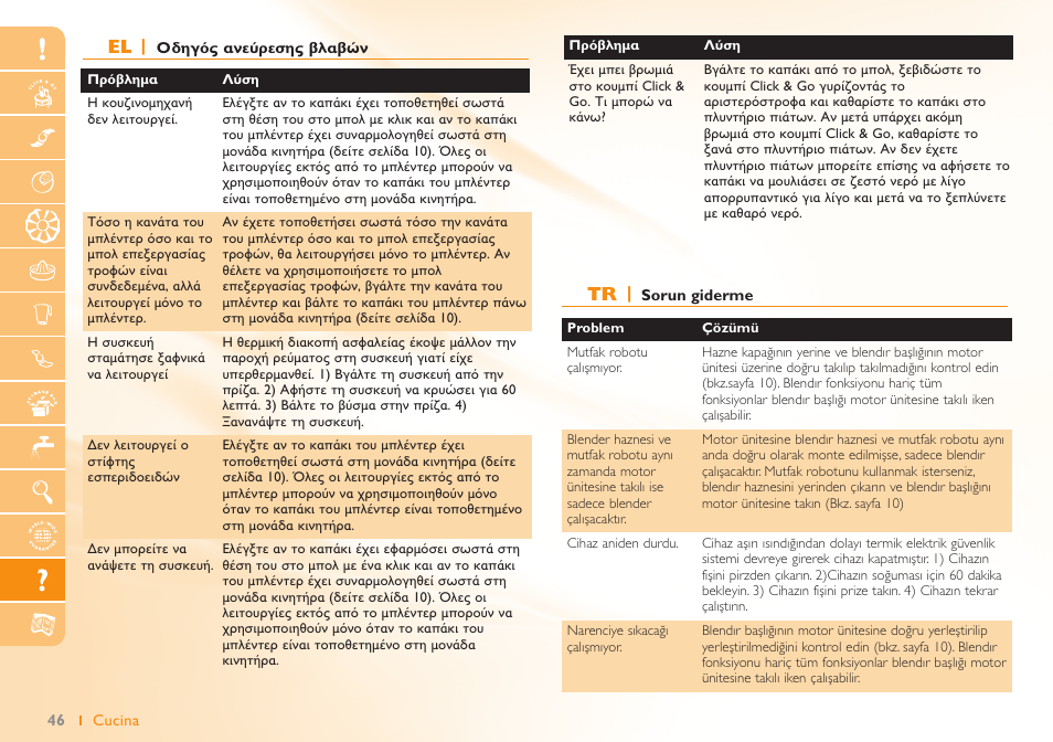 Philips Robot de cuisine User Manual | Page 46 / 52