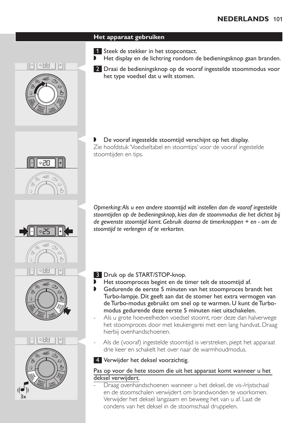 Philips Aluminium Collection Cuiseur Vapeur User Manual | Page 101 / 172