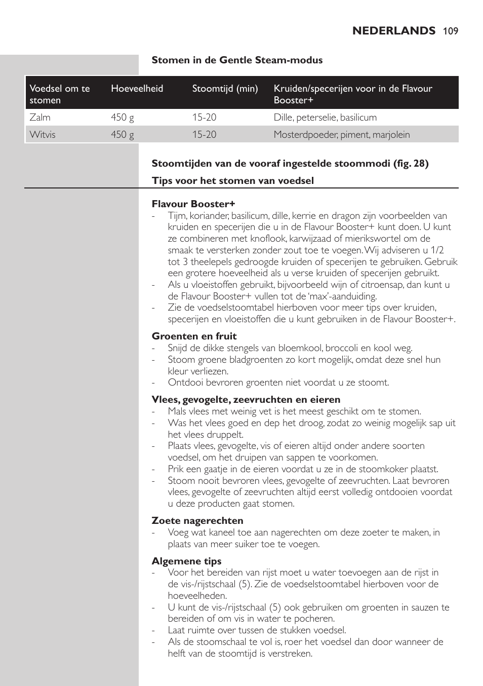 Philips Aluminium Collection Cuiseur Vapeur User Manual | Page 109 / 172