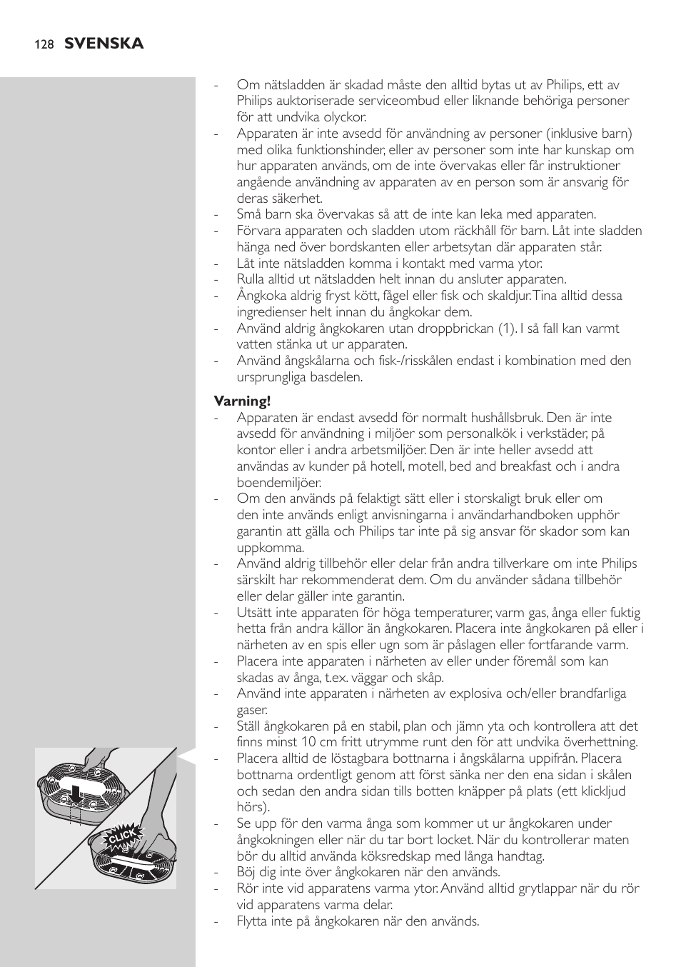 Philips Aluminium Collection Cuiseur Vapeur User Manual | Page 128 / 172