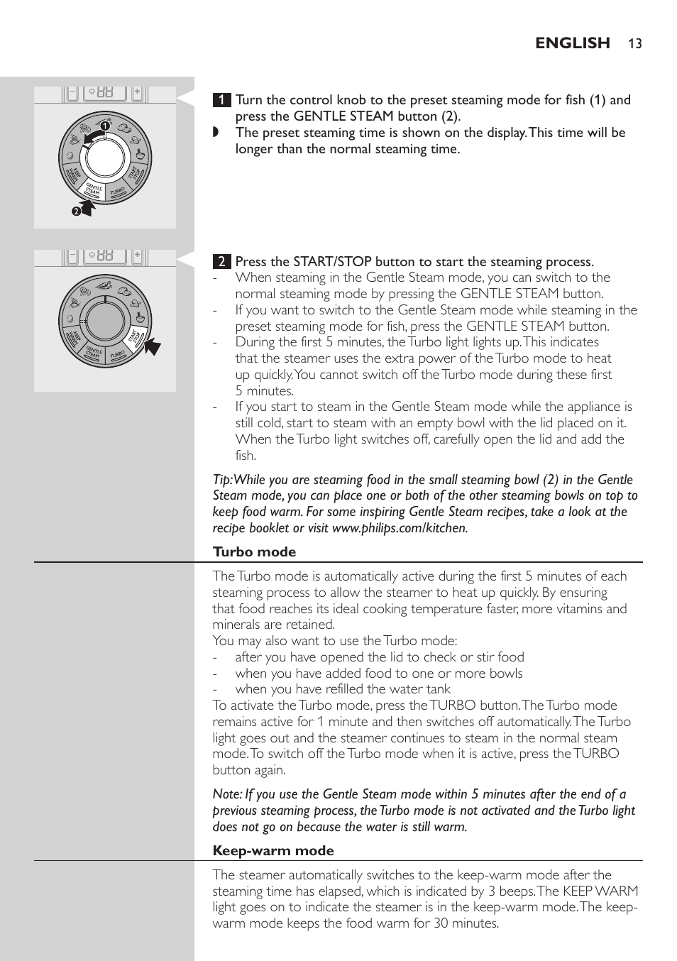 Philips Aluminium Collection Cuiseur Vapeur User Manual | Page 13 / 172