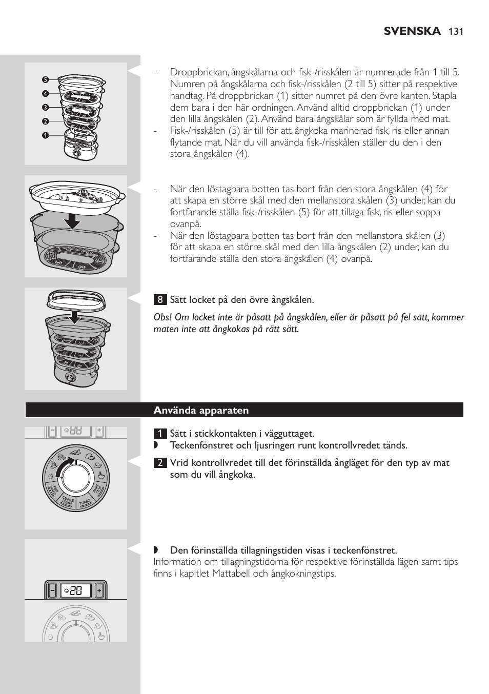 Philips Aluminium Collection Cuiseur Vapeur User Manual | Page 131 / 172