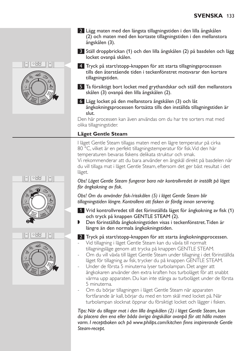 Philips Aluminium Collection Cuiseur Vapeur User Manual | Page 133 / 172