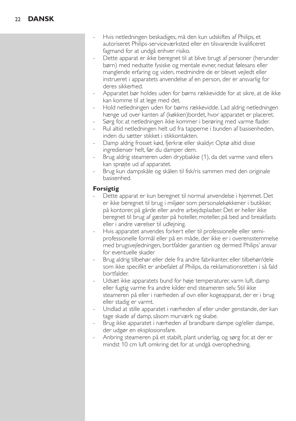 Philips Aluminium Collection Cuiseur Vapeur User Manual | Page 22 / 172